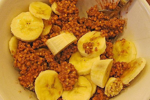 Peanut-chocolate-millet Porridge
