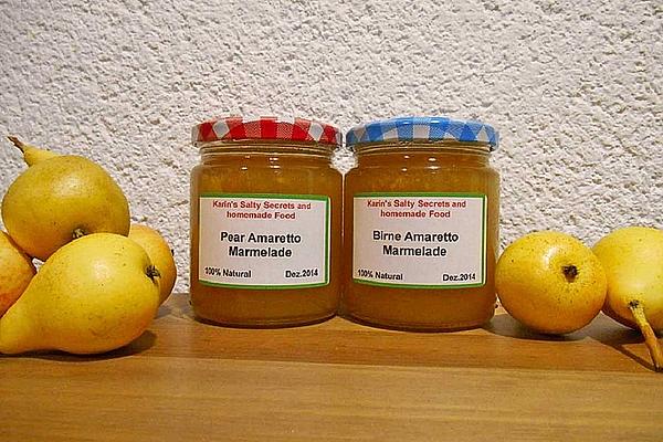 Pear and Amaretto Jam