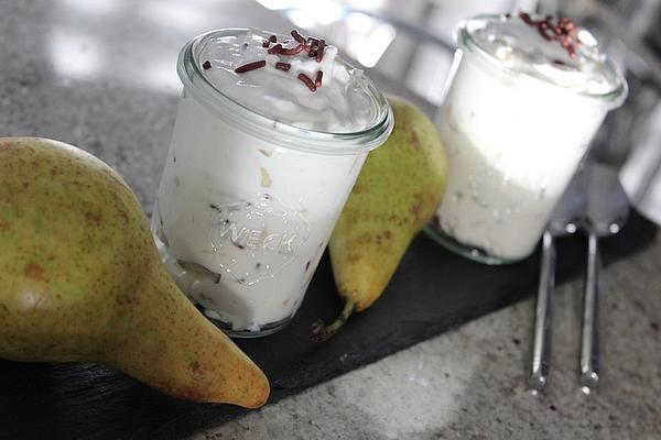 Pear Curd Dessert