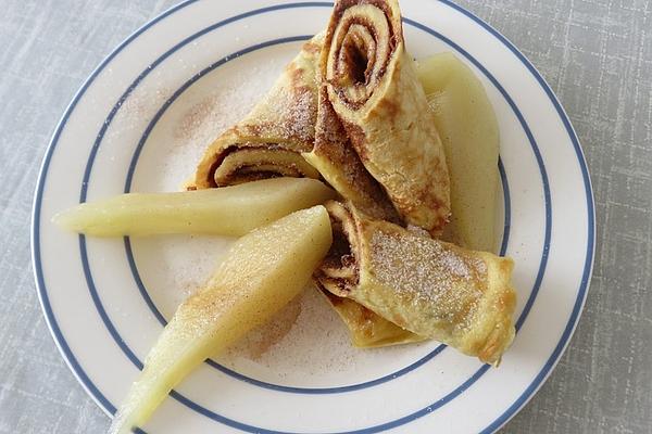 Pear Helene Pancakes À La Didi