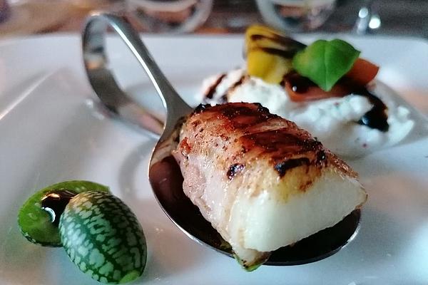Pears Wrapped in Bacon