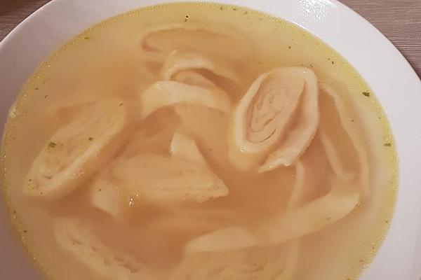 Peel Dumplings in Broth