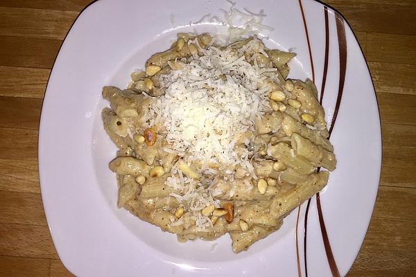 Penne with Apricot and Nut Pesto