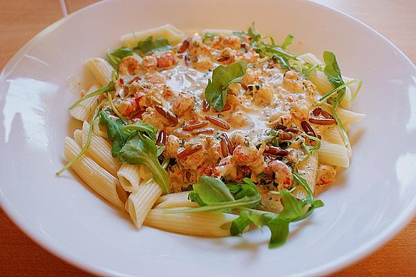 Penne with Crayfish and Rocket