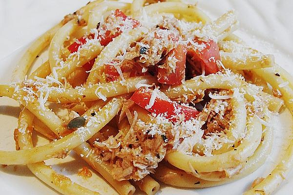 Penne with Tuna and Capers