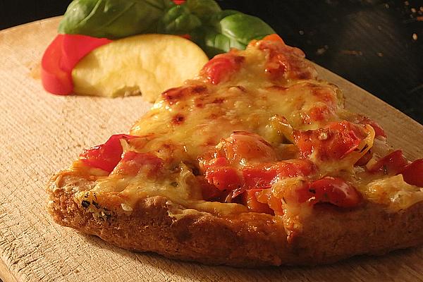 Pepper and Apple Pizza with Spelled Base