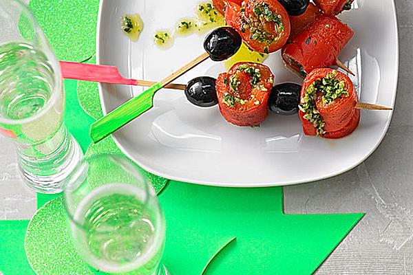 Peppers – Olives – Skewers