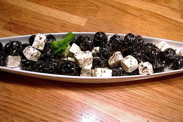 Pickled Olives with Feta