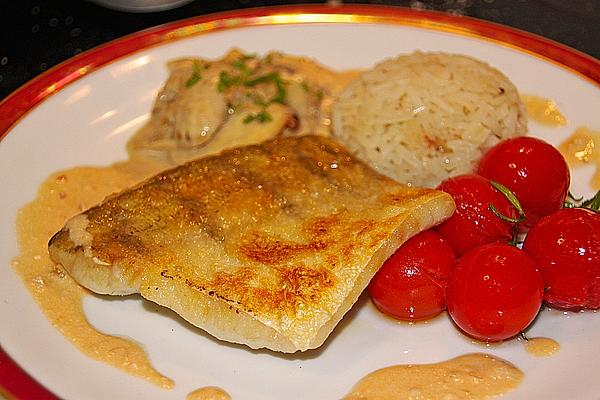 Pikeperch in Rosemary Foam