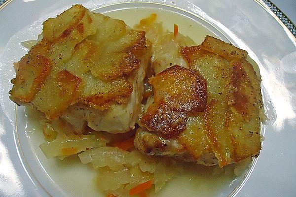 Pikeperch with Potato Scales