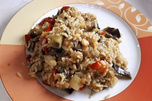 Pilaf with Eggplant
