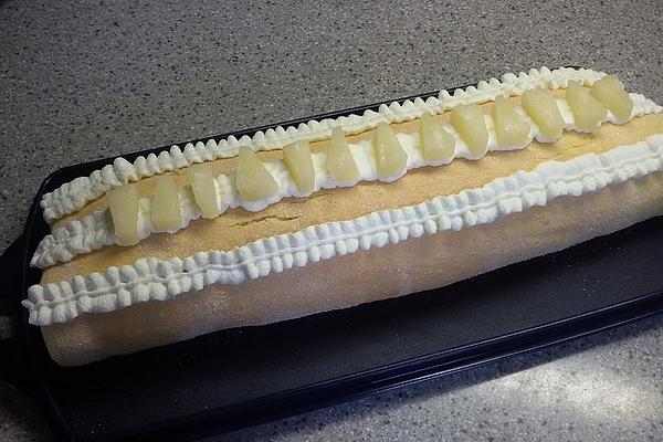 Pineapple Cream Swiss Roll