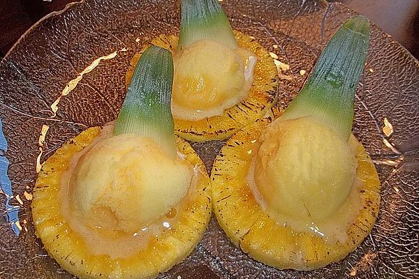 Pineapple Flambéed