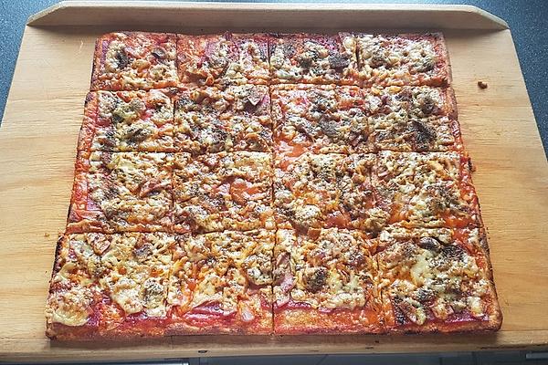 Pizza Dough with Yeast and Durum Wheat Semolina