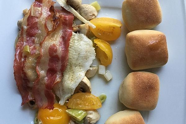 Plaice in Vegetable Bed