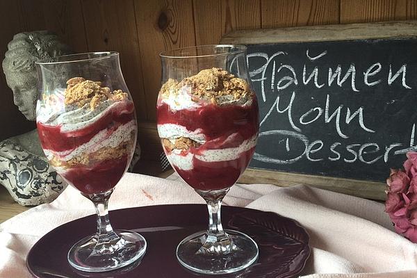 Plum and Poppy Seed Dessert