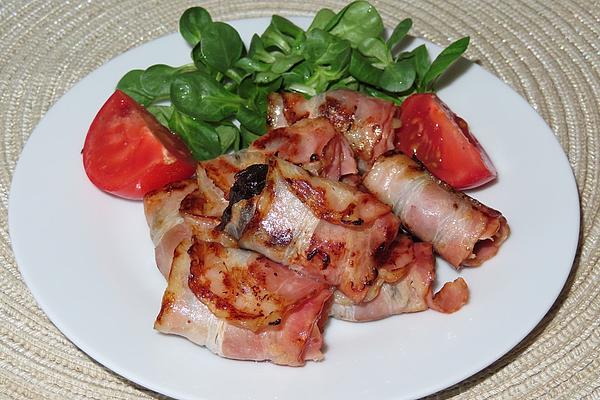 Plums Wrapped in Bacon