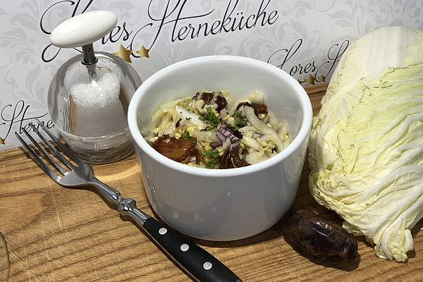 Pointed Cabbage and Date Salad