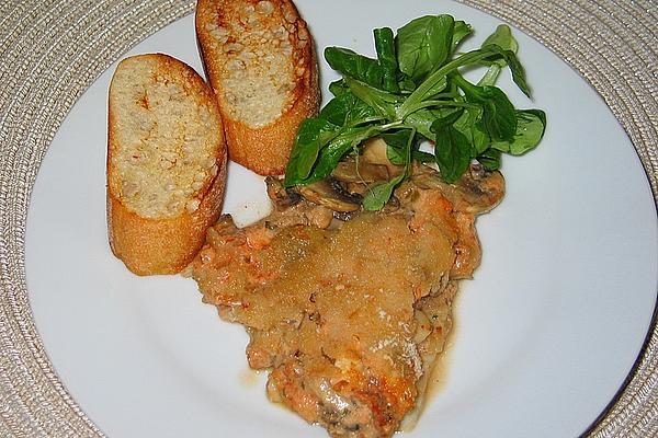 Pollock – Mushroom – Gratin
