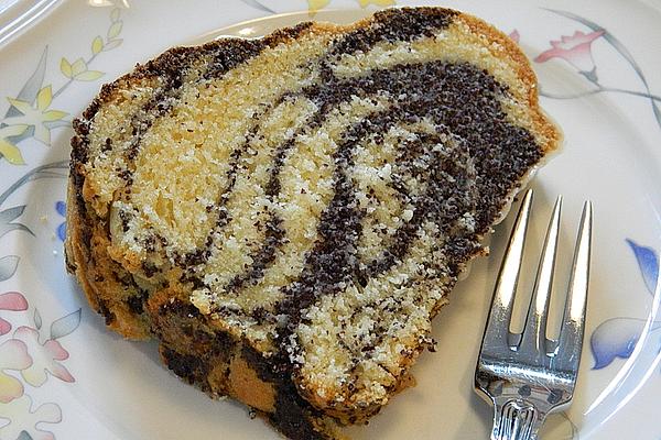 Poppy Seed Egg Liqueur Bundt Cake