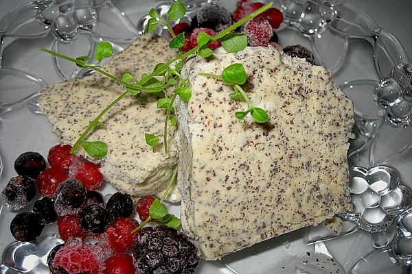 Poppy Seed Parfait with Marzipan