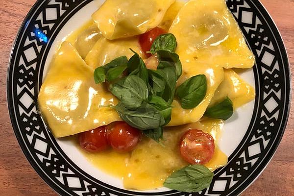 Porcini Mushroom Truffle Pasta in Parmesan Butter Sauce