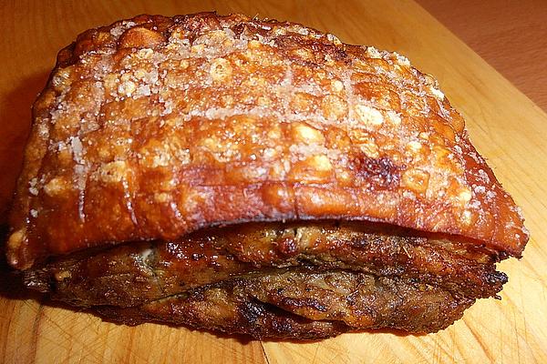 Pork Belly Out Of Oven, Crispy