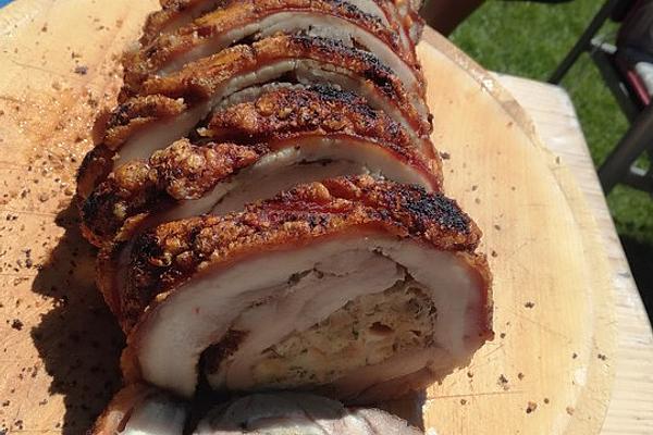 Pork Belly with Pretzel Filling