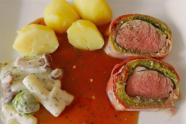 Pork Fillet in Bread – Coated with Bacon