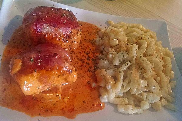 Pork Fillet in Creamy Tomato Sauce