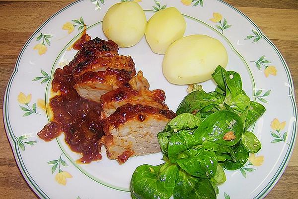 Pork Fillet with Honey Glaze