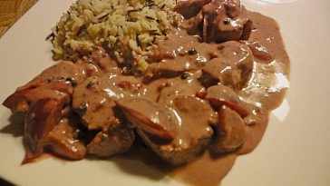 Pork Fillet in Plum Sauce