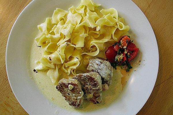 Pork Medallions in Bavaria Blu Sauce