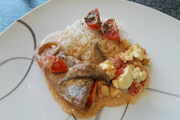 Pork Medallions with Feta