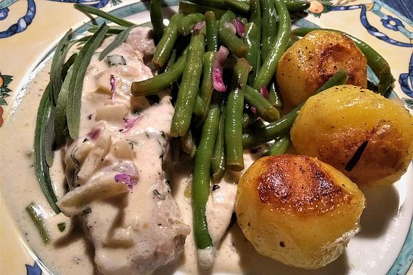 Pork Minute Steaks in Cream Cheese – Cream Sauce