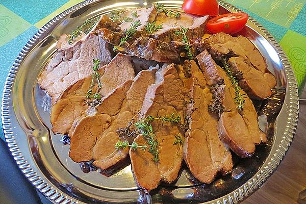 Pork Neck in Bed Of Salt