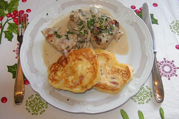 Potato and Bacon Blini