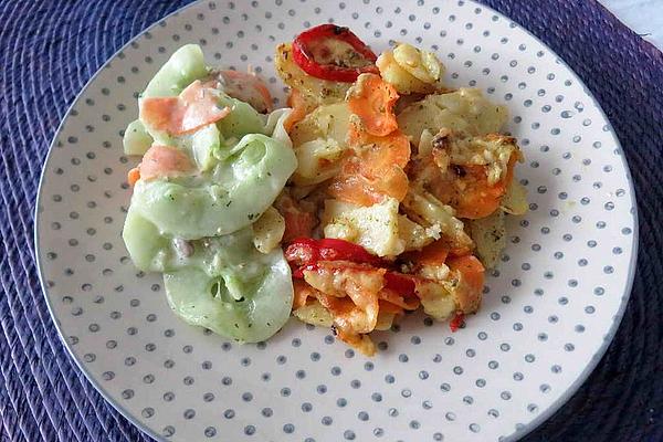 Potato and Carrot Gratin