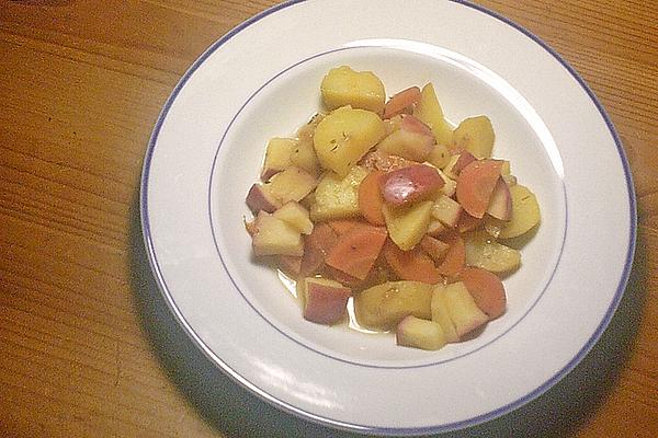 Potato and Carrot Pan