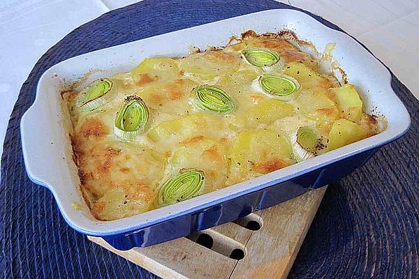 Potato and Leek Gratin