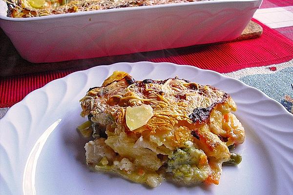 Potato and Vegetable Gratin