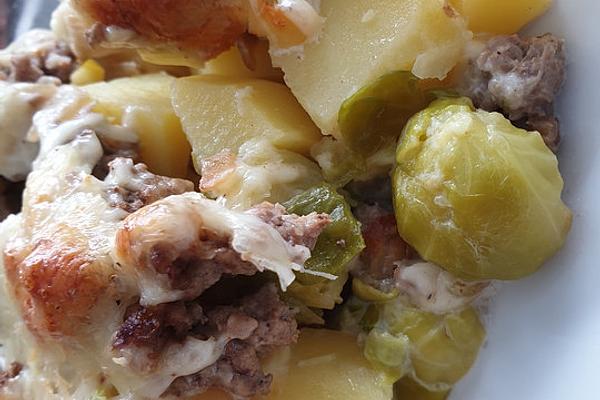 Potato – Brussels Sprouts Casserole