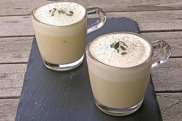Potato – Cappuccino with Bacon and Crispy Stick