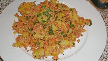 Potato Dish with Smoked Sausage