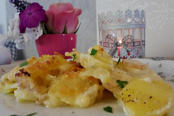 Potato Gratin with Pears