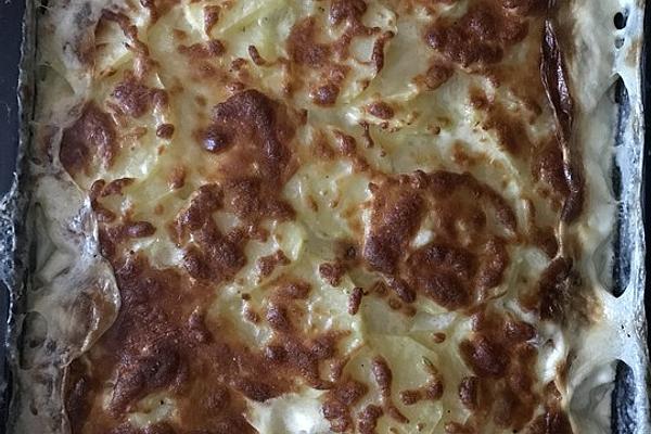 Potato Gratin with Porcini Mushrooms