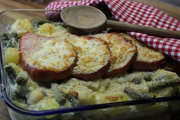 Potato Gratin with Smoked Pork