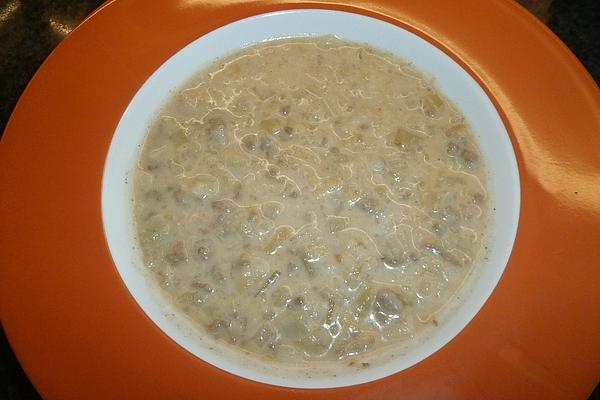 Potato – Leek – Mince Soup