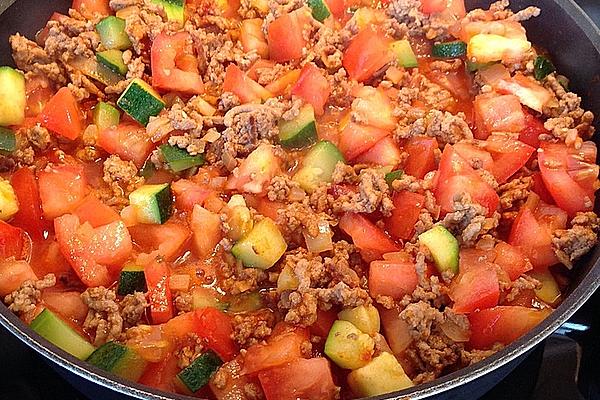 Potato Mince Casserole with Feta