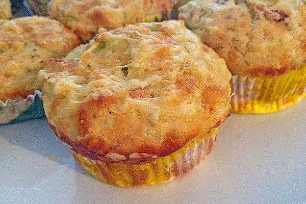 Potato Muffins with Ham